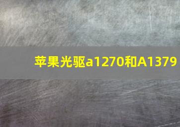 苹果光驱a1270和A1379