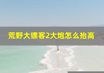 荒野大镖客2大炮怎么抬高