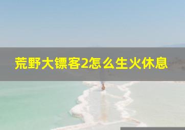 荒野大镖客2怎么生火休息