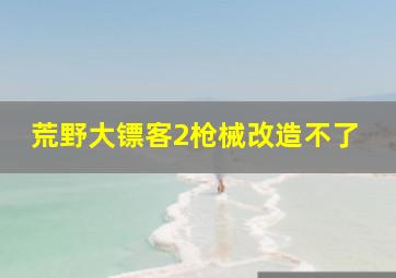 荒野大镖客2枪械改造不了