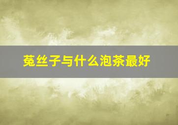 菟丝子与什么泡茶最好