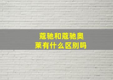 蔻驰和蔻驰奥莱有什么区别吗