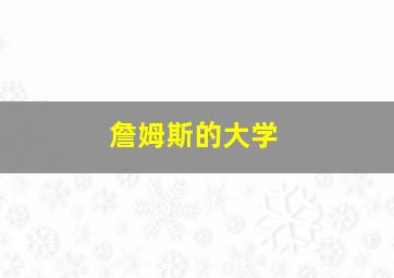 詹姆斯的大学