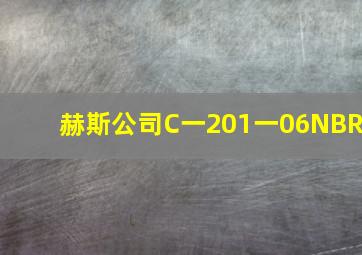 赫斯公司C一201一06NBR