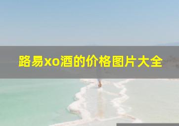 路易xo酒的价格图片大全