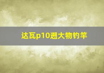 达瓦p10遡大物钓竿