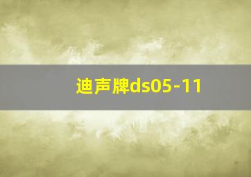 迪声牌ds05-11