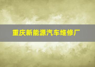 重庆新能源汽车维修厂