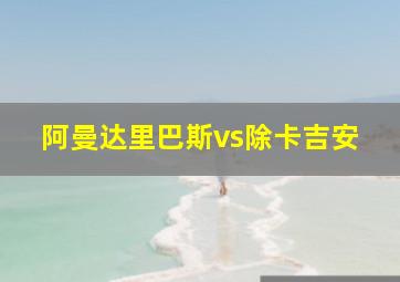 阿曼达里巴斯vs除卡吉安