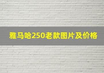 雅马哈250老款图片及价格