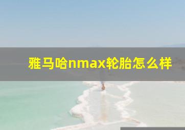 雅马哈nmax轮胎怎么样