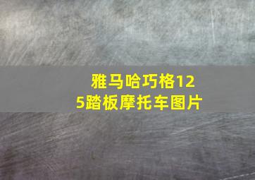 雅马哈巧格125踏板摩托车图片