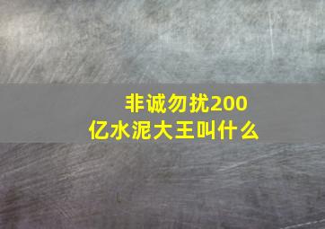 非诚勿扰200亿水泥大王叫什么