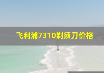 飞利浦7310剃须刀价格