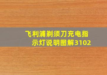 飞利浦剃须刀充电指示灯说明图解3102