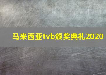 马来西亚tvb颁奖典礼2020